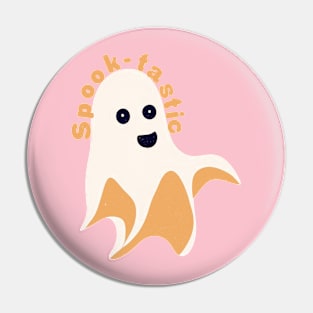 ghost in vintage design Pin