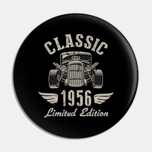 66 Year Old Gift Classic 1956 Limited Edition 66th Birthday Pin