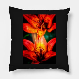 Oriental Lilies Pillow