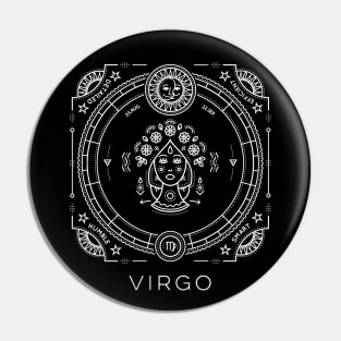 Virgo Astrological Zodiac Sun Sign Astrology Pin