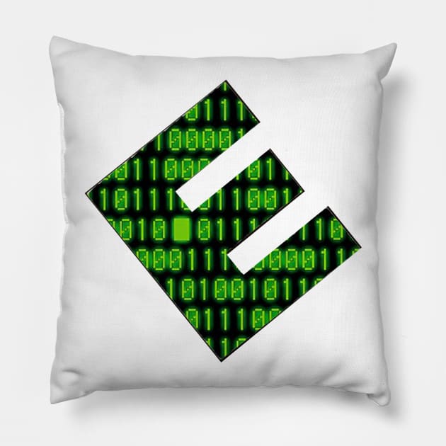 Evil Corp. Pillow by NineBlack