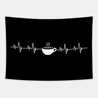 Coffee Heartbeat Tapestry