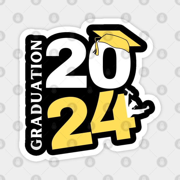 Graduation 2024 Magnet by Kittoable