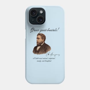 Spurgeon Beard White Phone Case