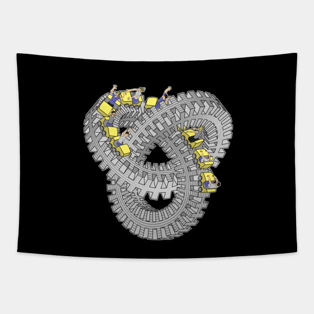 Roller Knot Tapestry by zomboy