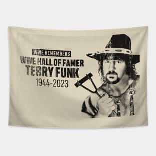 WWE REMEMBERS - TERRY FUNK Tapestry