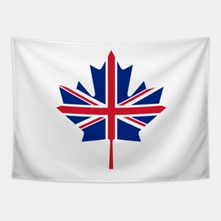 Canada - U.K. Flag Mashup 3 Tapestry