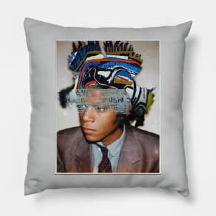 Basquiat Portrait Pillow