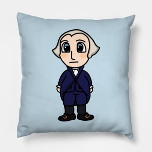 Chibi President George Washington (Small Print) Pillow