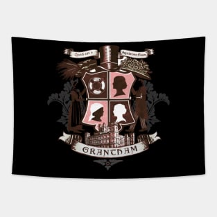 Grantham coat of arms pink Downton Abbey Arts Decoratifs Astronomy In Your Home   - Copy Tapestry