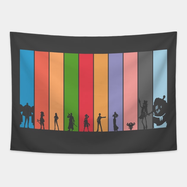 Strawhat Pirates Tapestry by Diskarteh