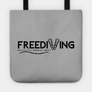 Freediving - Breathless Wonders Await | Freediving | Freediver | Ocean lover | Diver | Apnea Tote