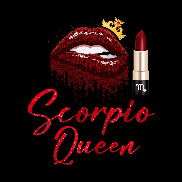 Scorpio Queen Red Lipstick by NatalitaJK