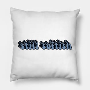 Tiktok Light Blue Still Softish Sticker Pillow