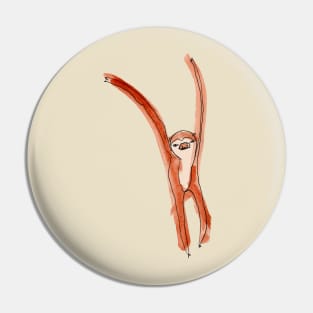 Dancing Sloth Pin