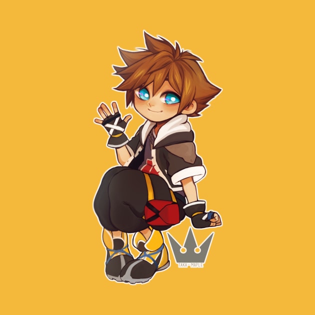 Sora- Kingdom Hearts by taka_maple