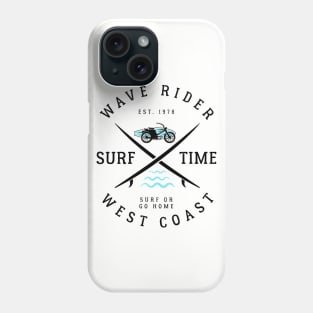 Wave Rider Surf Time Phone Case