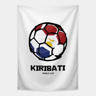 Kiribati Football Country Flag Tapestry