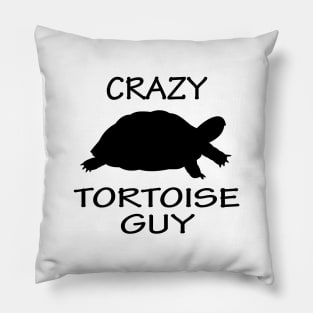 Crazy Tortoise Guy Pillow