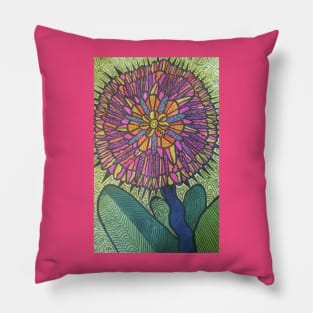 Trippy flower from light-years away Pillow