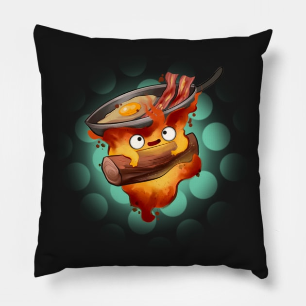 Calcifer Pillow by ClotoAcherontia