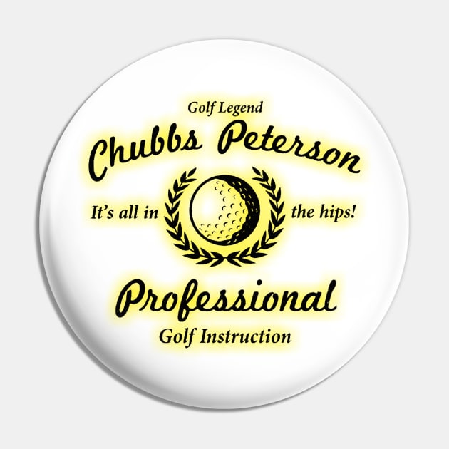 Happy Gilmore Chubbs Peterson Golf Instruction Pin by joeysartworld