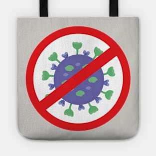 Say no to covid, get vaccinated now Tote