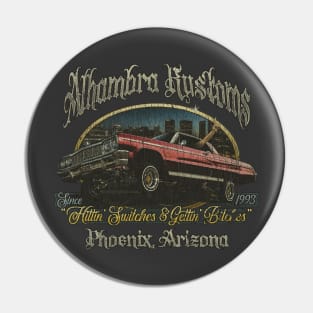 Alhambra Kustoms Lowriders Pin