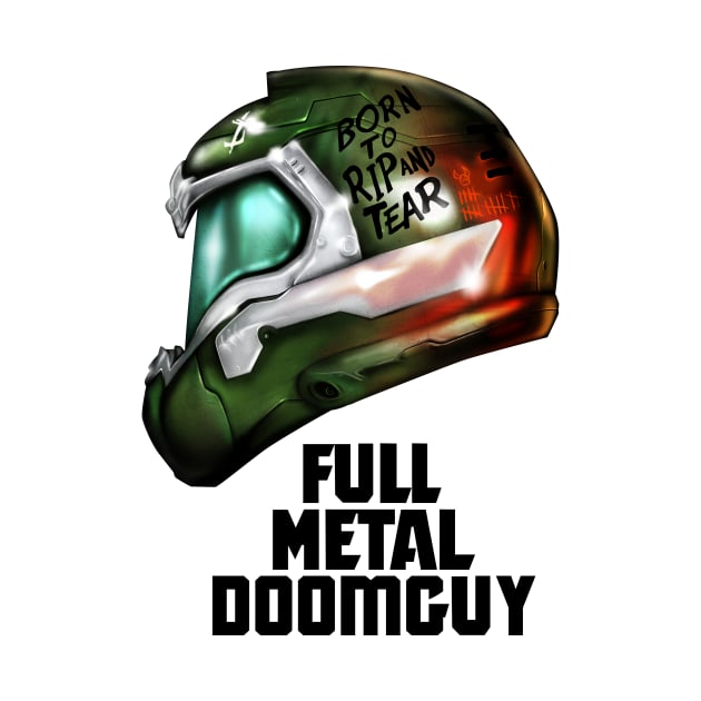 Full Metal Doomguy by demonigote