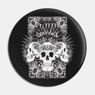 Entity Skulls Pin