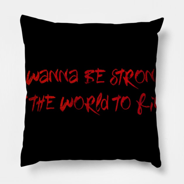 The Dark I Know Well Pillow by TheatreThoughts