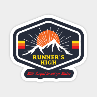 Runner's High Legal In All 50 States Magnet