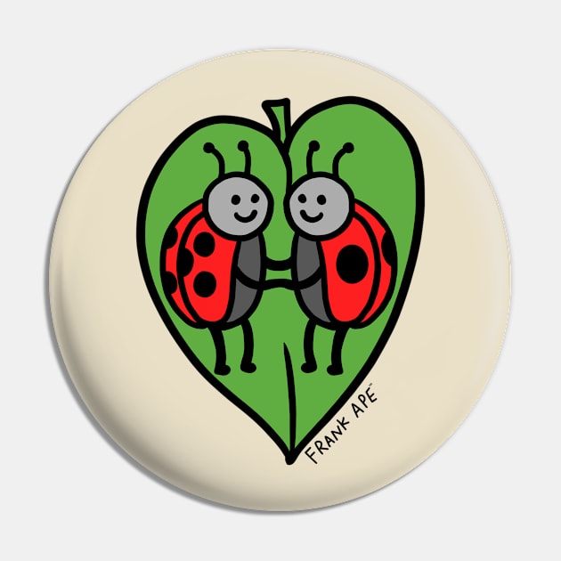 Lady Bugs Pin by FrankApe