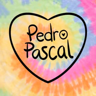 I Heart Pedro Pascal Tie Dye T-Shirt