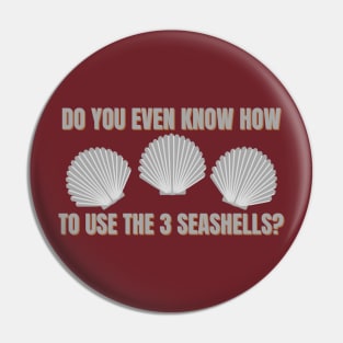 3 Seashells Pin