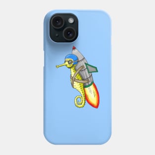 Rocket Seahorse Phone Case