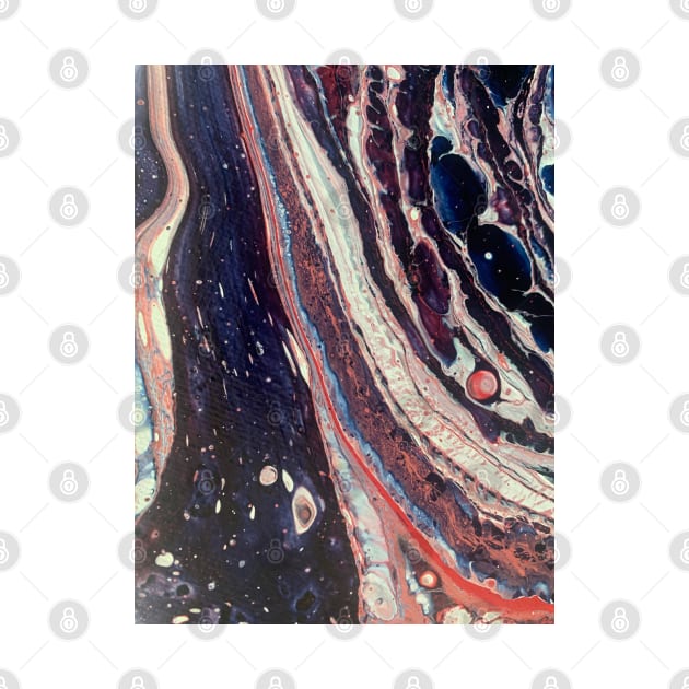 Planet pouring Fluid abstract by baksuart