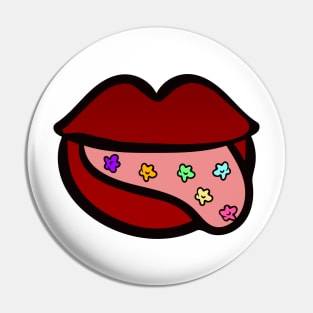 Konpeito Candy on My Tongue Pin
