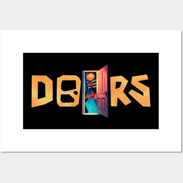 Roblox doors in classic | Art Print