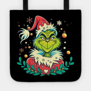 Christmas Grinch Tote