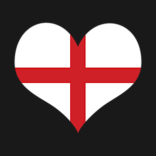 Love Heart England Flag T-Shirt