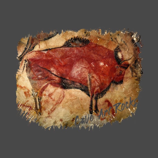 Cave Art Rocks by Pandora's Tees