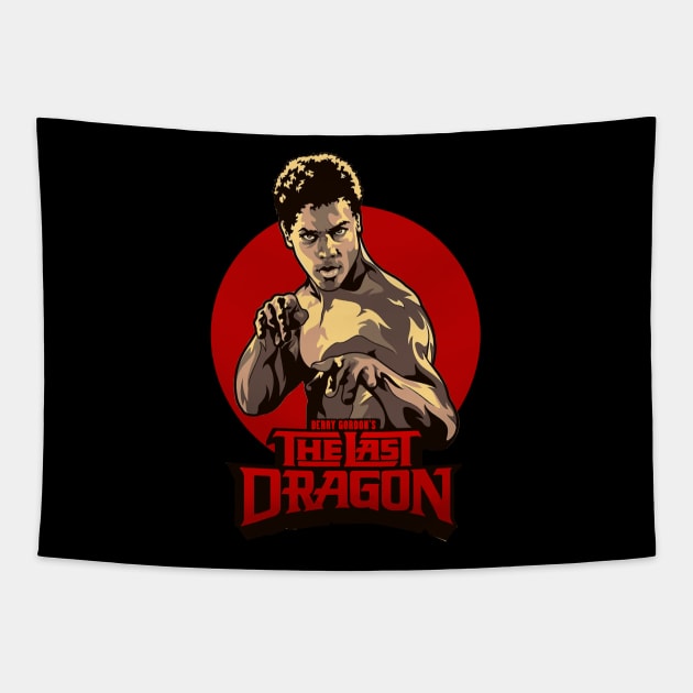 Bruce Leroy - last dragon Tapestry by Dami BlackTint