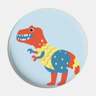 T-Rex Cartoon Pin