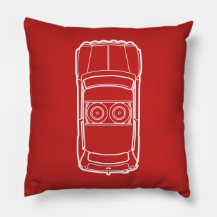 60's Austin Mini Cooper S Pillow