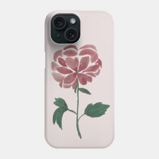 watercolour dark pink flower watercolor purple flowers pink and purple flowers Phone Case