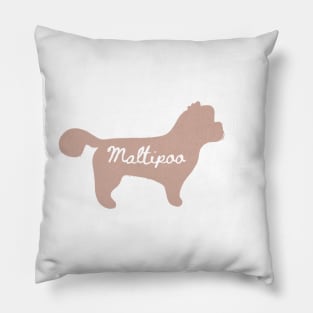 Apricot Maltipoo Pillow