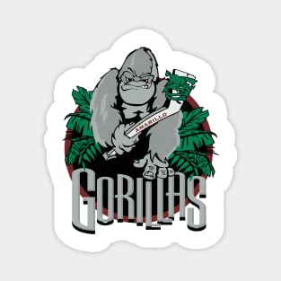 Defunct Amarillo Gorillas Hockey Magnet