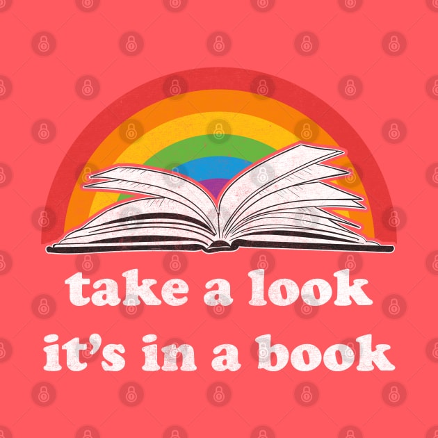 Take a Look, it's In a Book Reading Rainbow by KellyDesignCompany