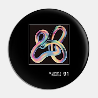 Spacemen 3 - Minimal Graphic Design Artwork Pin